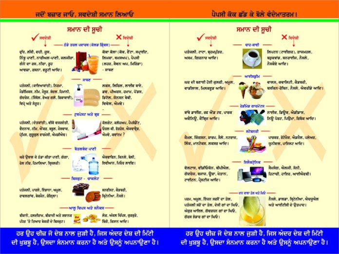Download swadeshi & vedeshi products list