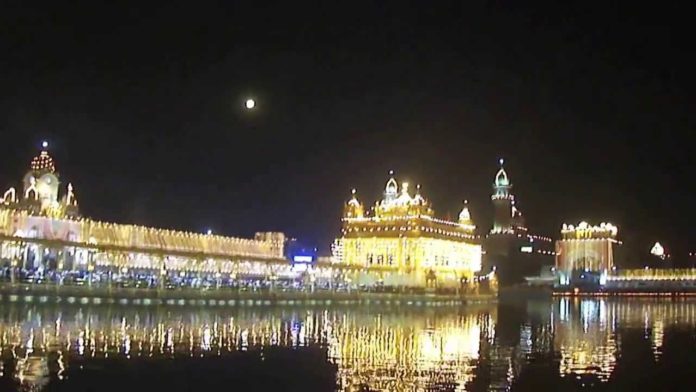 Guru Nanak Dev ji Gurpurab celebration at shri Amritsar shaib