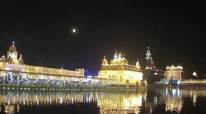 Guru Nanak Dev ji Gurpurab celebration at shri Amritsar shaib