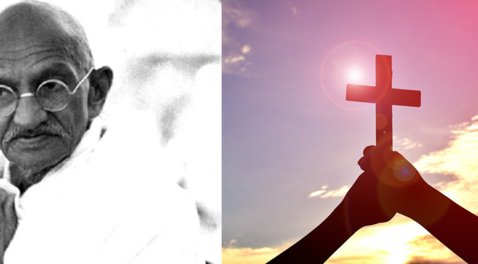 Gandhi ji not accept Christianity
